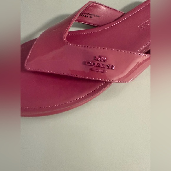 COACH FLAT SANDALS 9.5 - Picture 5 of 11